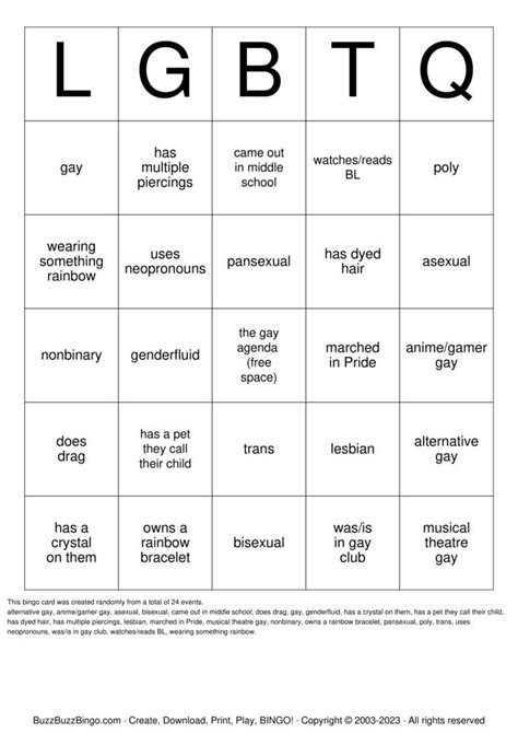 gay bingo downloader|LGBT bingo Bingo Cards to Download, Print and .